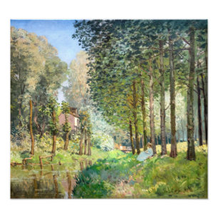 Foto Alfred Sisley - Descanso a lo largo del arroyo