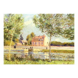 Foto Alfred Sisley Houses a orillas del Loing