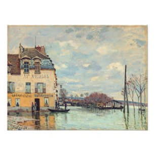 Foto Alfred Sisley - Inundación en Port-Marly 1872