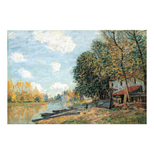 Foto Alfred Sisley Moret: Las orillas del río Loing