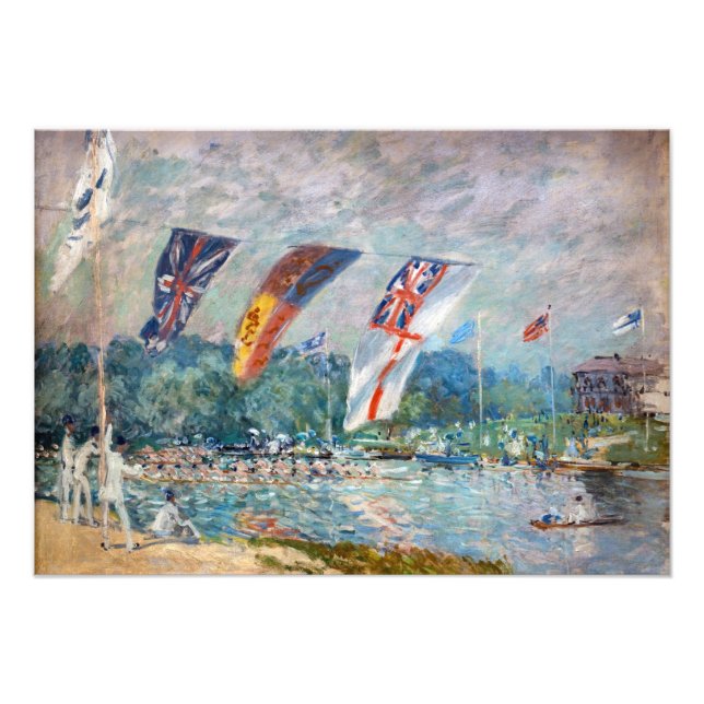 Foto Alfred Sisley - Regata en Molesey (Frente)