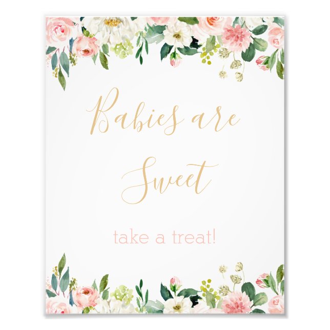 Foto Algunos bebés de Baby Shower confitados son Rótulo (Frente)