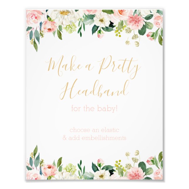 Foto Algunos conejitos Baby Shower hacen un Rótulo para (Frente)