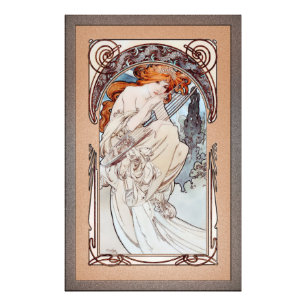Foto Allegorie de la Musique por Alphonse Mucha