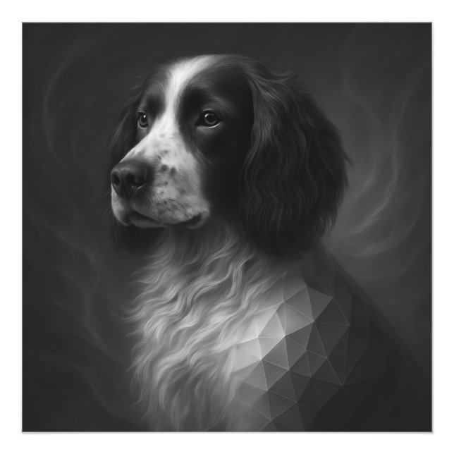 Foto Alma Fiel – Geometría de Springer Spaniel (Frente)