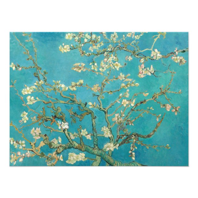 Foto Almond Blossom, 1890 por Vincent van Gogh (Frente)