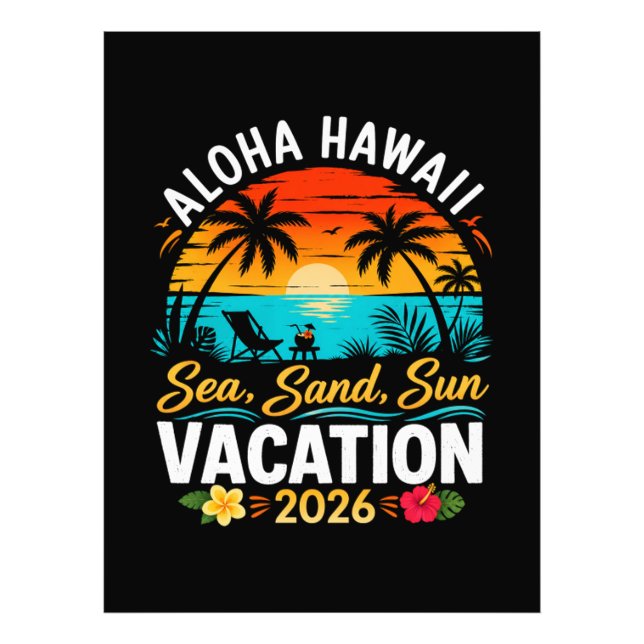 Foto Aloha Hawái Mar Arena Sol 2026 (Frente)