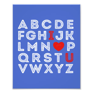Foto Alphabet ABC te amo