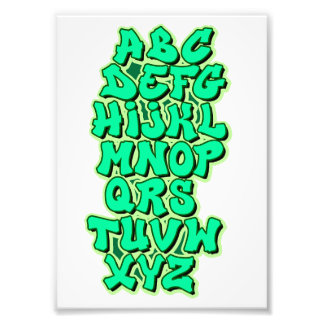 Foto Alphabet Green