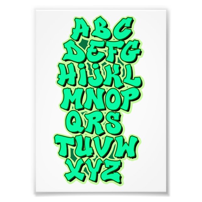 Foto Alphabet Green (Frente)