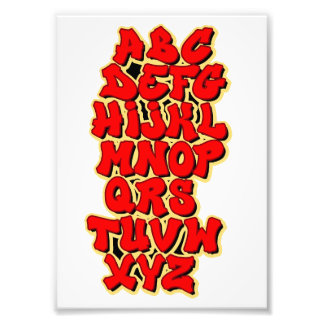 Foto Alphabet Red