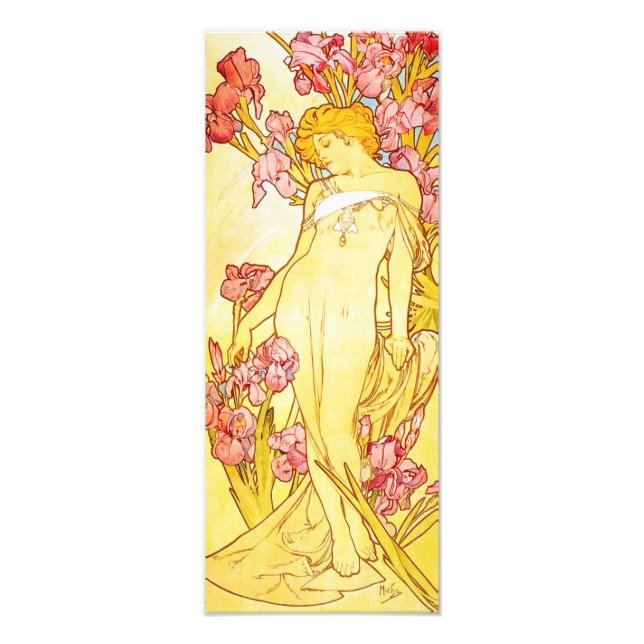 Foto Alphonse Mucha Iris Print (Frente)