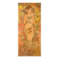 Alphonse Mucha La Impresión Rosa