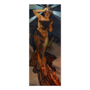 Foto Alphonse Mucha Morning Star Print