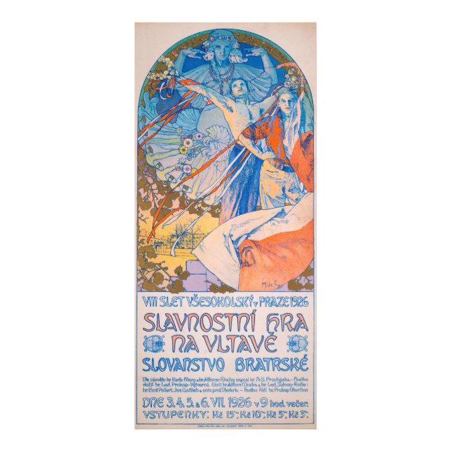 Foto Alphonse Mucha para el Festival Sokol (1926) (Frente)