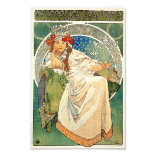 Foto Alphonse Mucha Princess Hyacinth Print