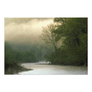 Foto Amanecer a través de la niebla vista desde Red Bl