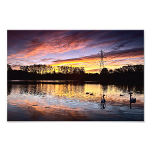 Foto Amanecer en el lago, Leighton Buzzard (6353)