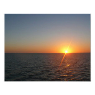 Foto Amanecer en el Mar III Océano Atlántico
