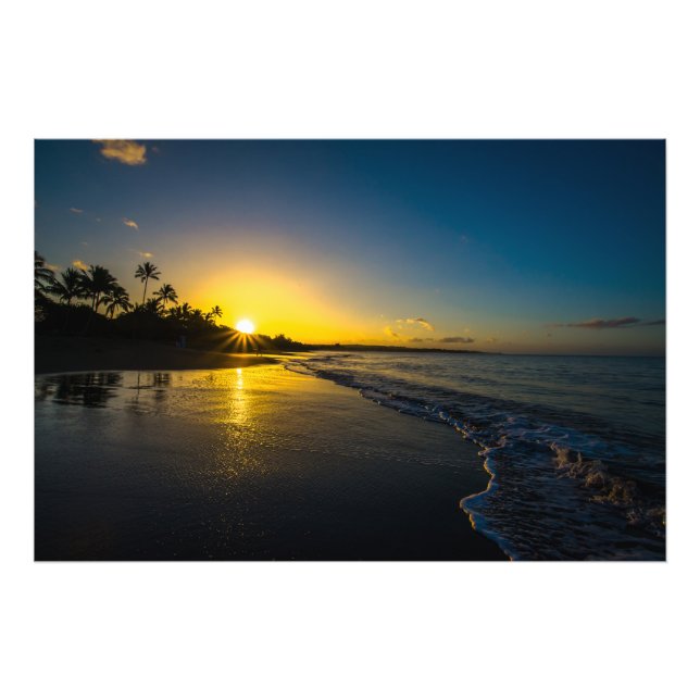 Foto Amanecer en Hawái (Frente)