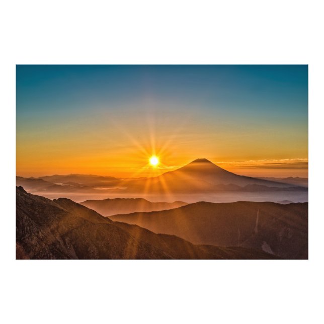 Foto Amanecer entre las colinas (Frente)