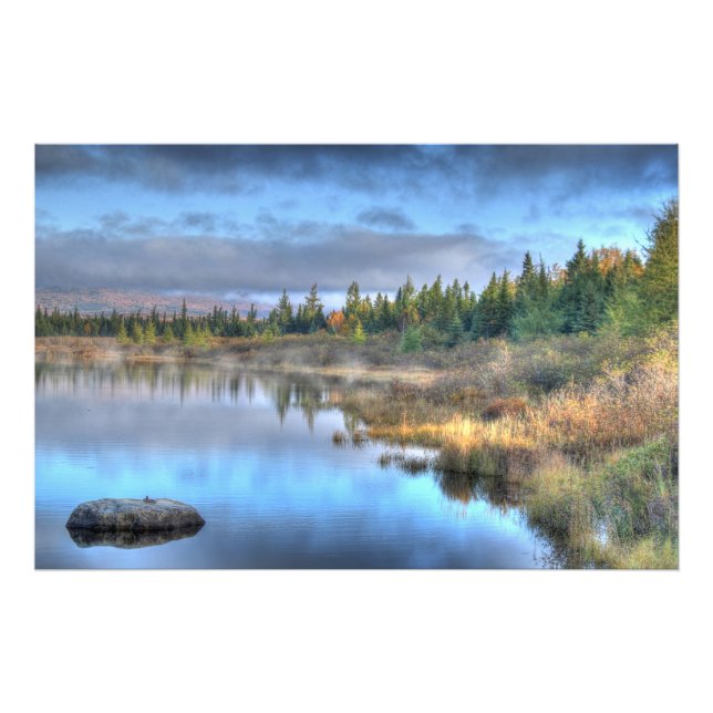 Foto Amanecer otoñal en Moosehead Lake Maine (Frente)