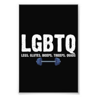 Amante del gimnasio LGBTQ Piernas Glúteos Bíceps T