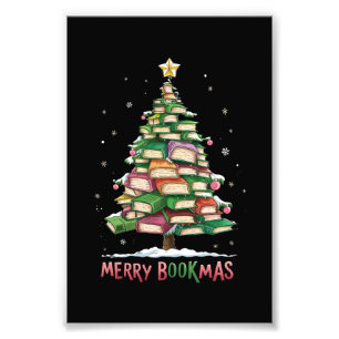 Foto Amante del Libro de Navidad Árbol Bibliotecario Fe