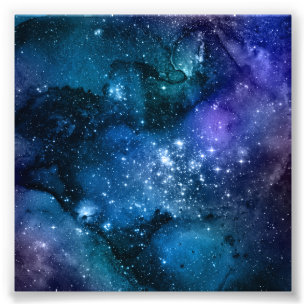 Foto Amantes de la Galaxia Espacio Estrellado Cielo Azu