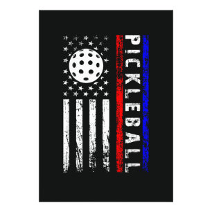 Foto Amantes de Pickleball Bandera Americana 4 de Julio