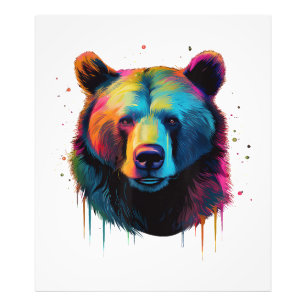 Foto Amantes del oso pardo arte pop Gran oso pardo