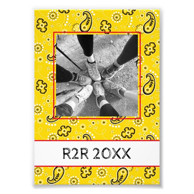 Foto Amarillo Bandana Adventure Photo Fun (Frente)