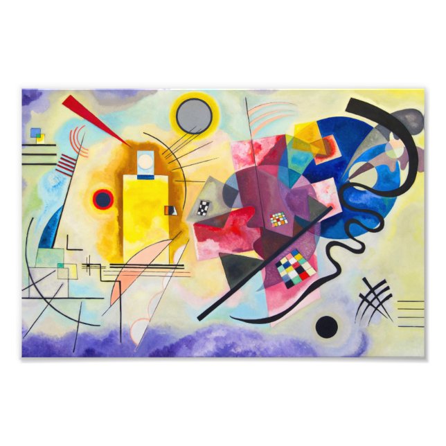 Foto Amarillo-Rojo-Azul de Kandinsky (Frente)