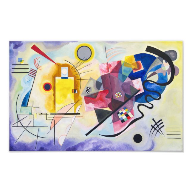 Foto Amarillo-Rojo-Azul | Kandinsky | (Frente)