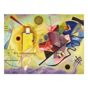 Foto Amarillo-Rojo-Azul por Wassily Kandinsky