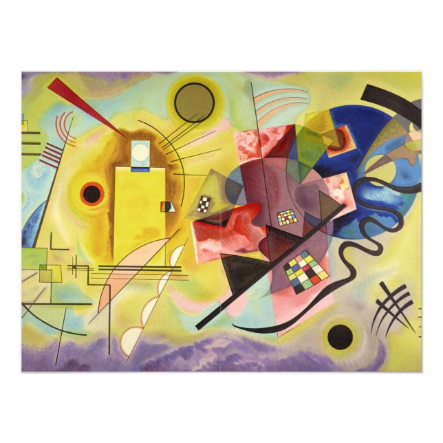 Foto Amarillo-Rojo-Azul por Wassily Kandinsky (Frente)