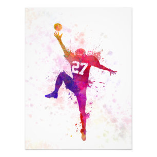 Foto american football player man catching receiving