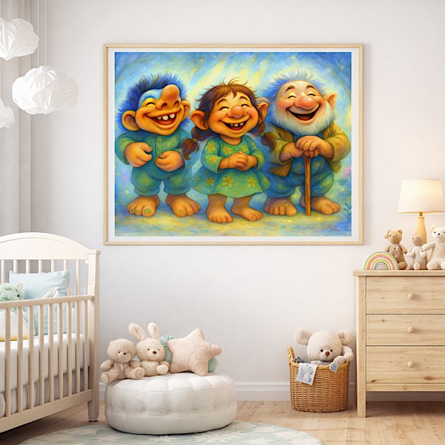 Foto Amigos alegres del libro de cuentos pared de niños (Subido por el creador)
