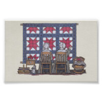 Amish Women Quilting