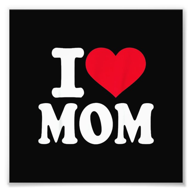 Foto Amo a mamá (Frente)