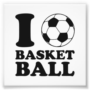 Foto Amo baloncesto del balón de fútbol