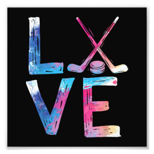 Foto Amo Chicas de hockey sobre hielo Regalos de hockey
