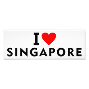 Foto Amo el país de Singapur como el turismo de viajes 