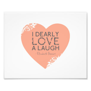 Foto Amo querido una risa - cita de Jane Austen