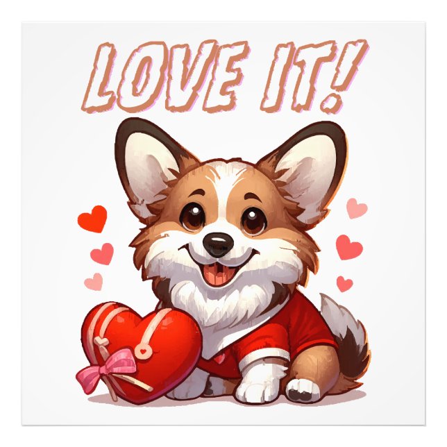 Foto Amor de Corgi Adorable (Frente)