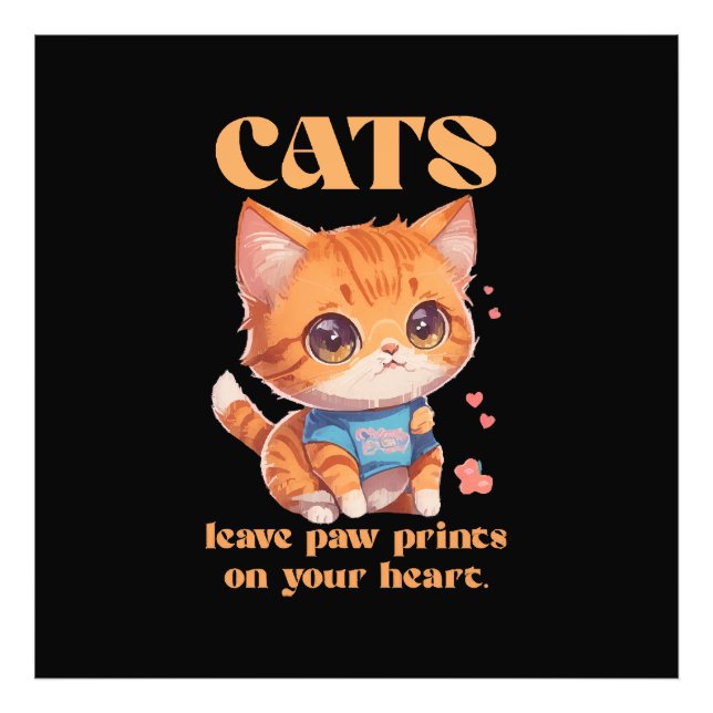 Foto amor de gatito lindo (Frente)