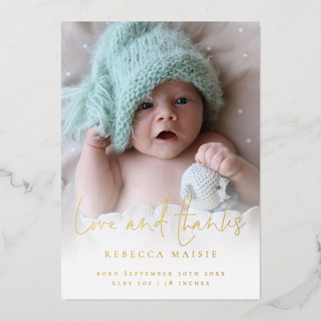 Foto Amor Gracias Anuncio Lujo (Anverso)