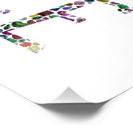 Foto Amor y paz - Diseño de Letras Gemstone