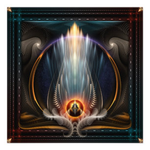 Foto Ampliación de la imagen de arte fractal imperial