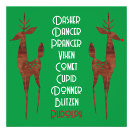 Foto Ampliación - Rindeer de Santa Claus - Rudolph